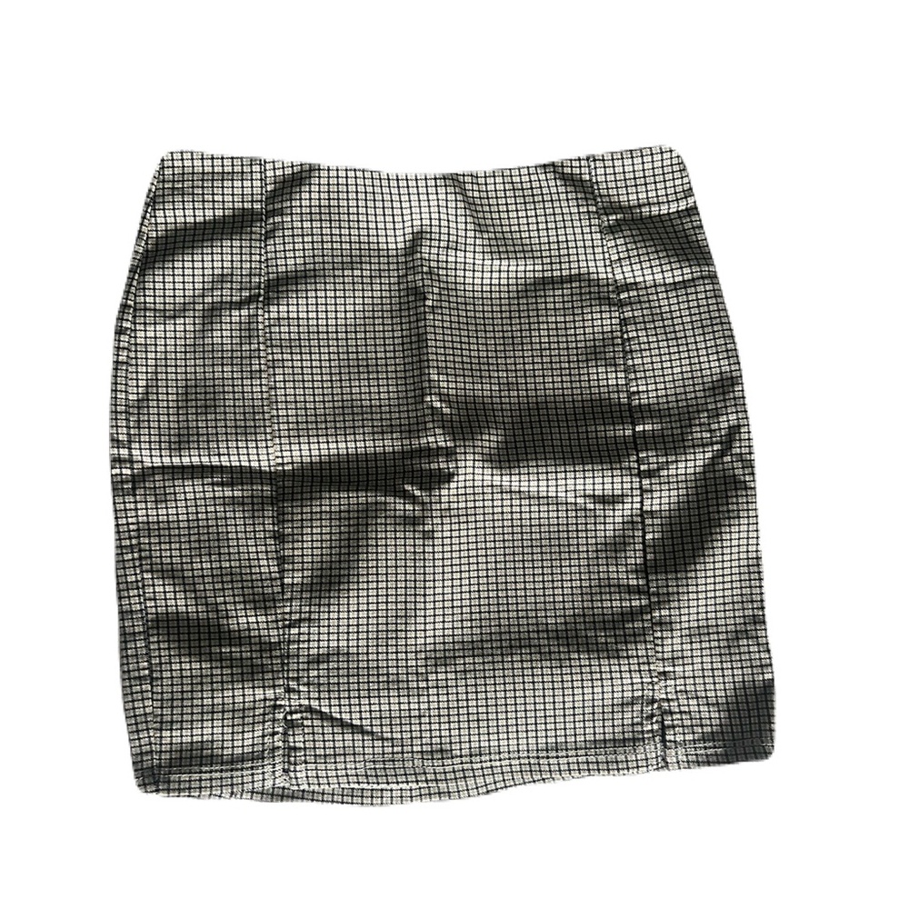 White Fawn - Plaid Mini Skirt